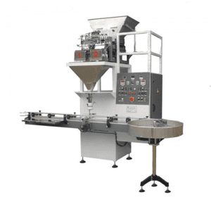 دستگاه قوطی پرکن توزین‌دار دو مخزنه